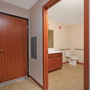 Entry & Bathroom