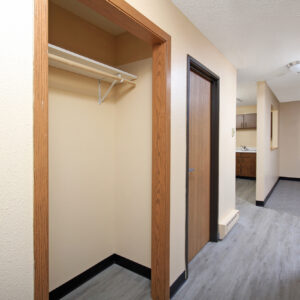 Hallway Closet, Door to Utility Closet