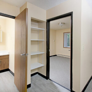 Bathroom, Storage & Bedroom