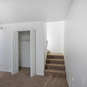 Living Room Closet & Stairway