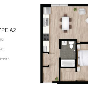 Skyridge Flats Unit Types A2