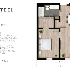 Skyridge Flats Unit Types B1