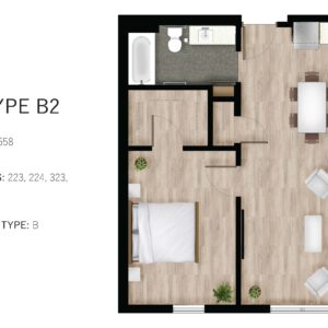 Skyridge Flats Unit Types B2