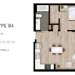 Skyridge Flats Unit Types B4