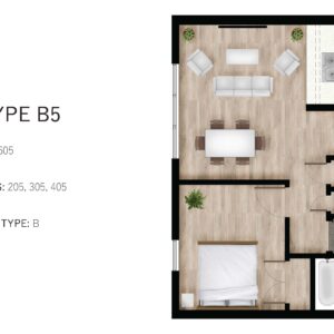 Skyridge Flats Unit Types B5